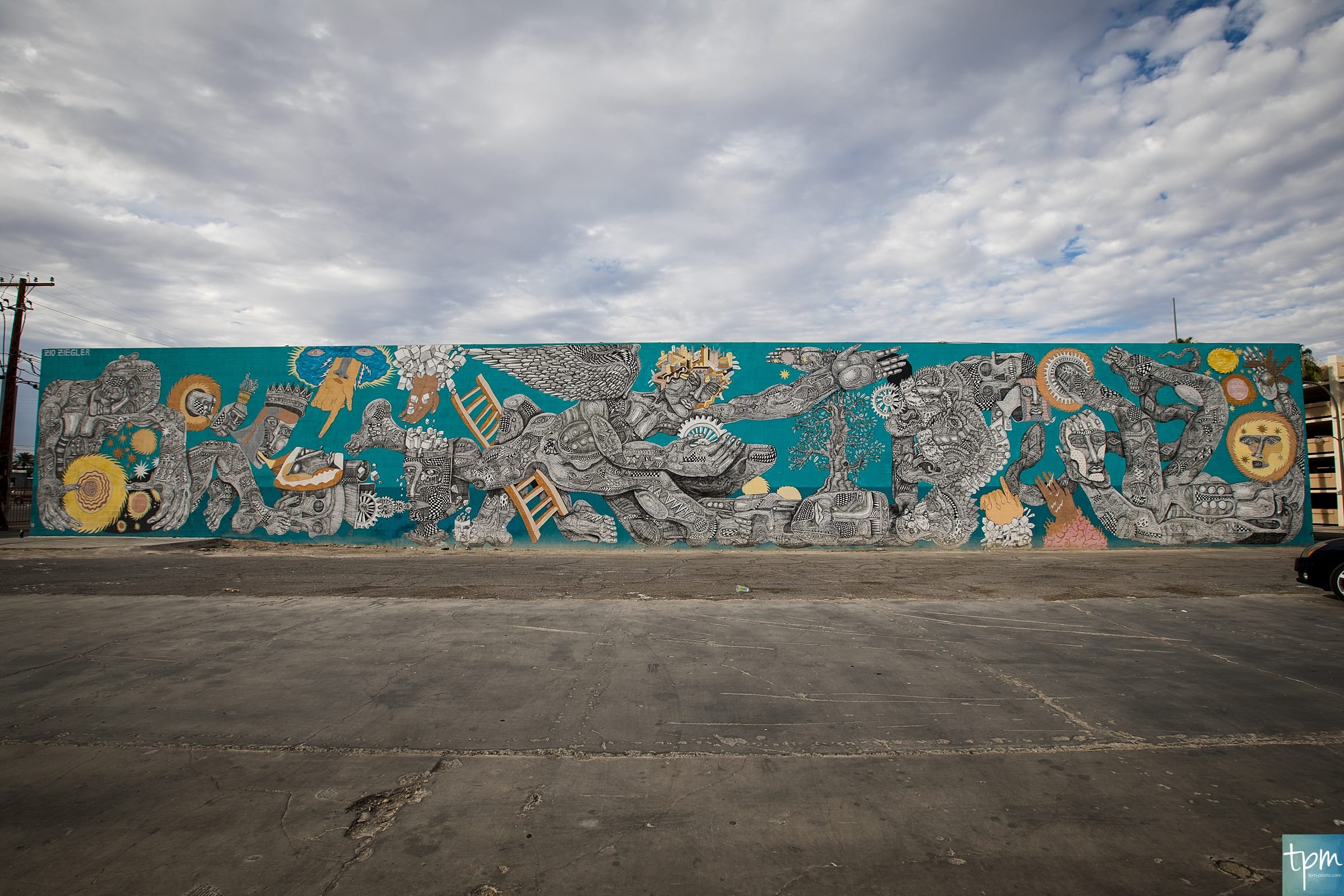 Zio Ziegler, Cycle of Civilization, 7th Street, Taylored Photo Memories, Las Vegas Murals